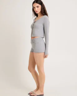 Soft Knit Rib Cardigan