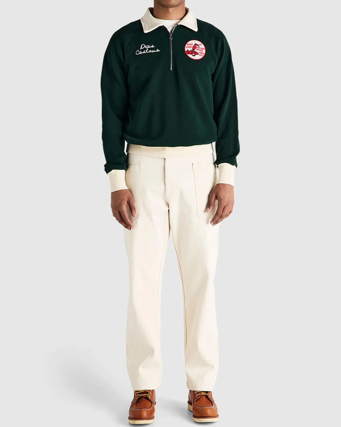 Specter Quarter Zip Polo Sweatshirt