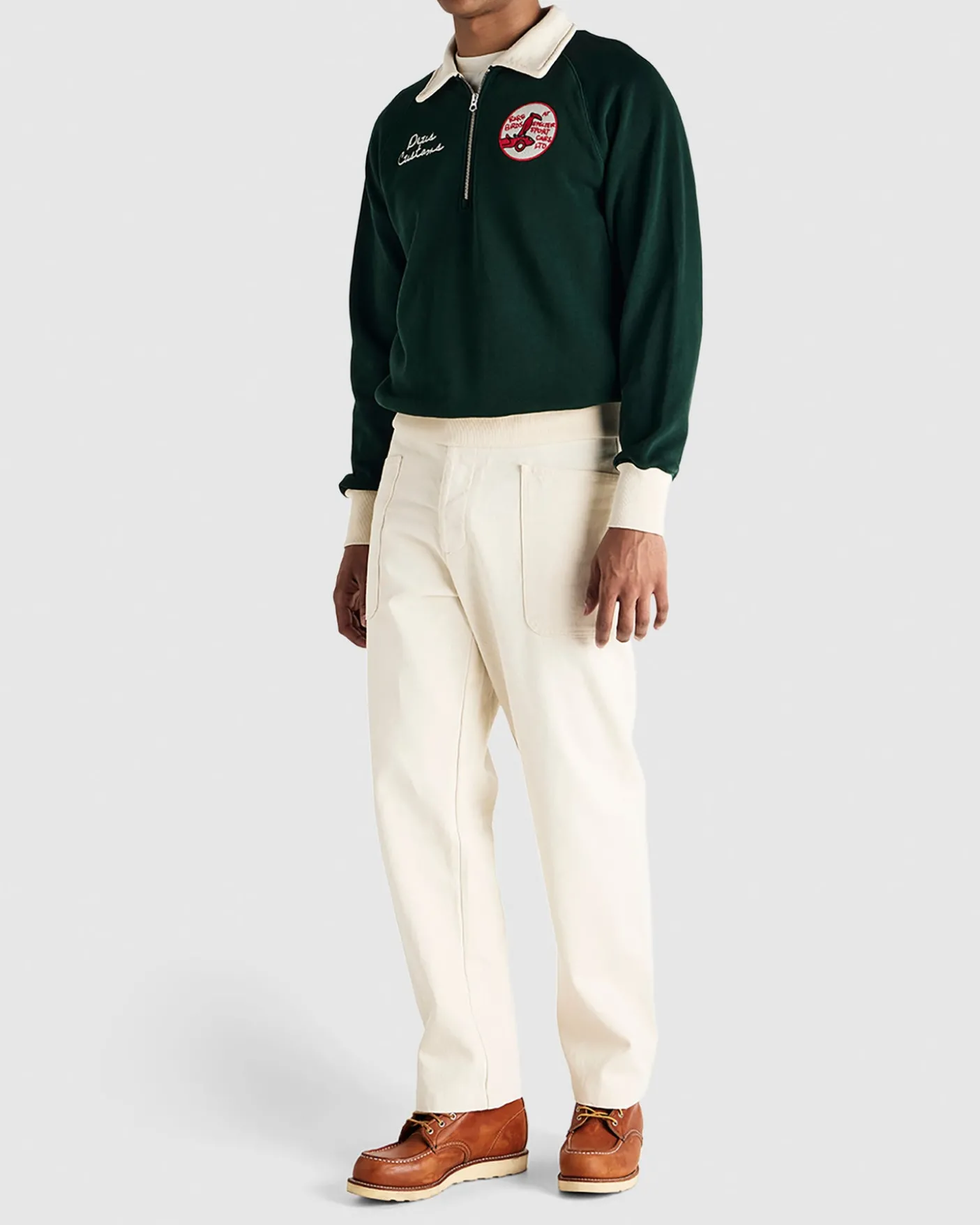 Specter Quarter Zip Polo Sweatshirt