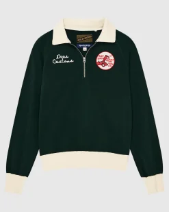 Specter Quarter Zip Polo Sweatshirt