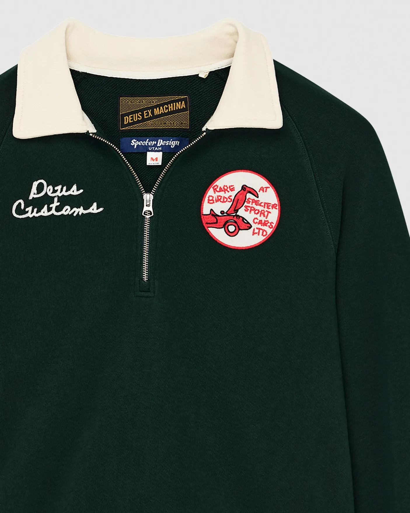 Specter Quarter Zip Polo Sweatshirt