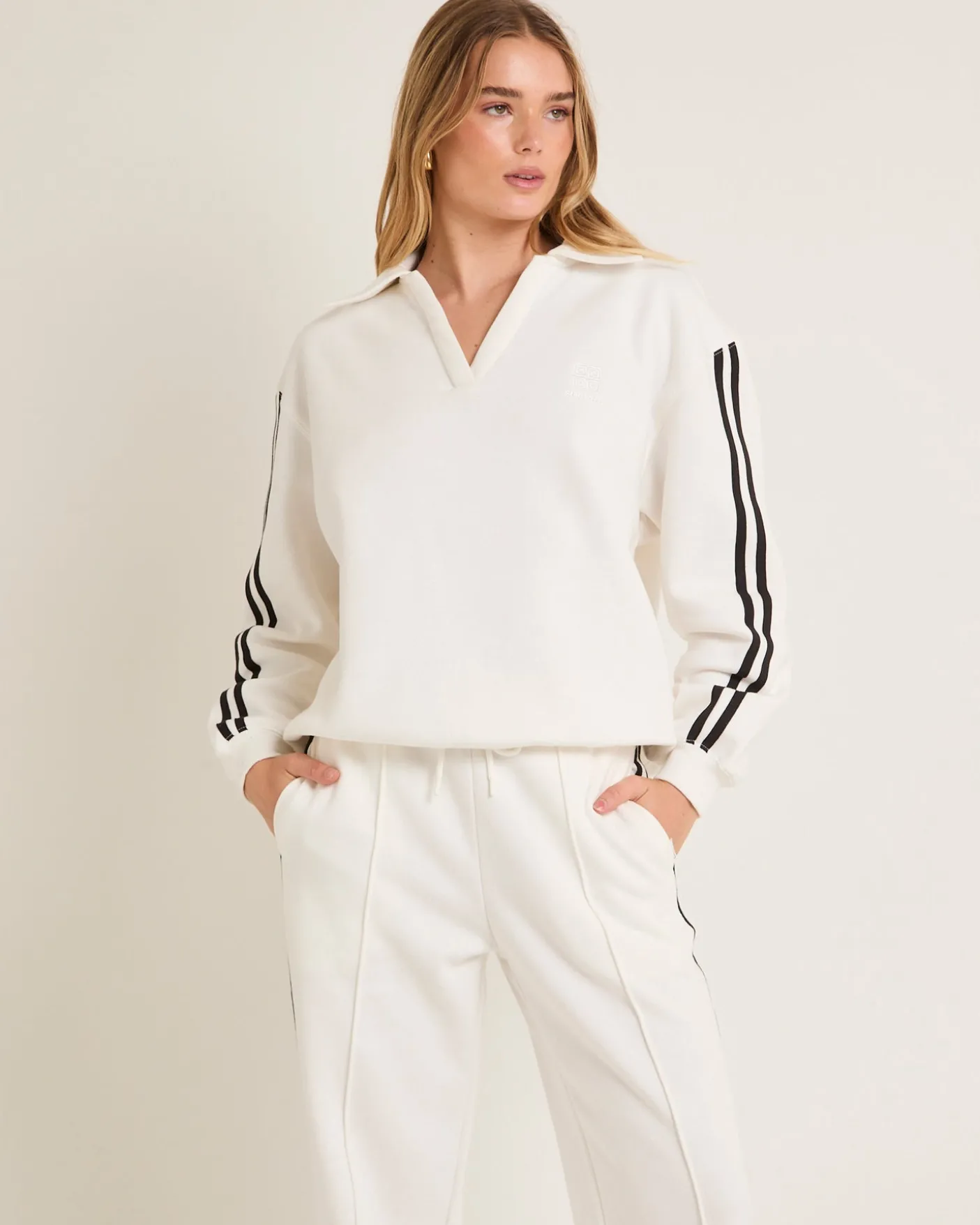 Sports Stripe Fleece