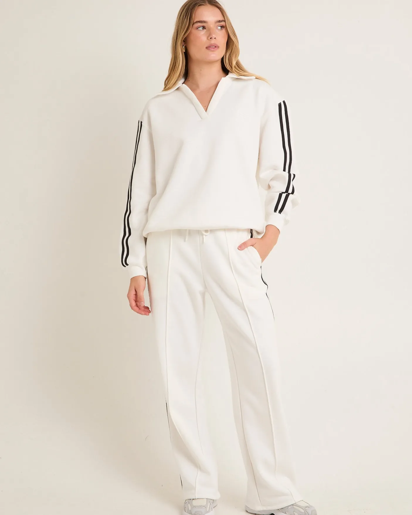 Sports Stripe Fleece