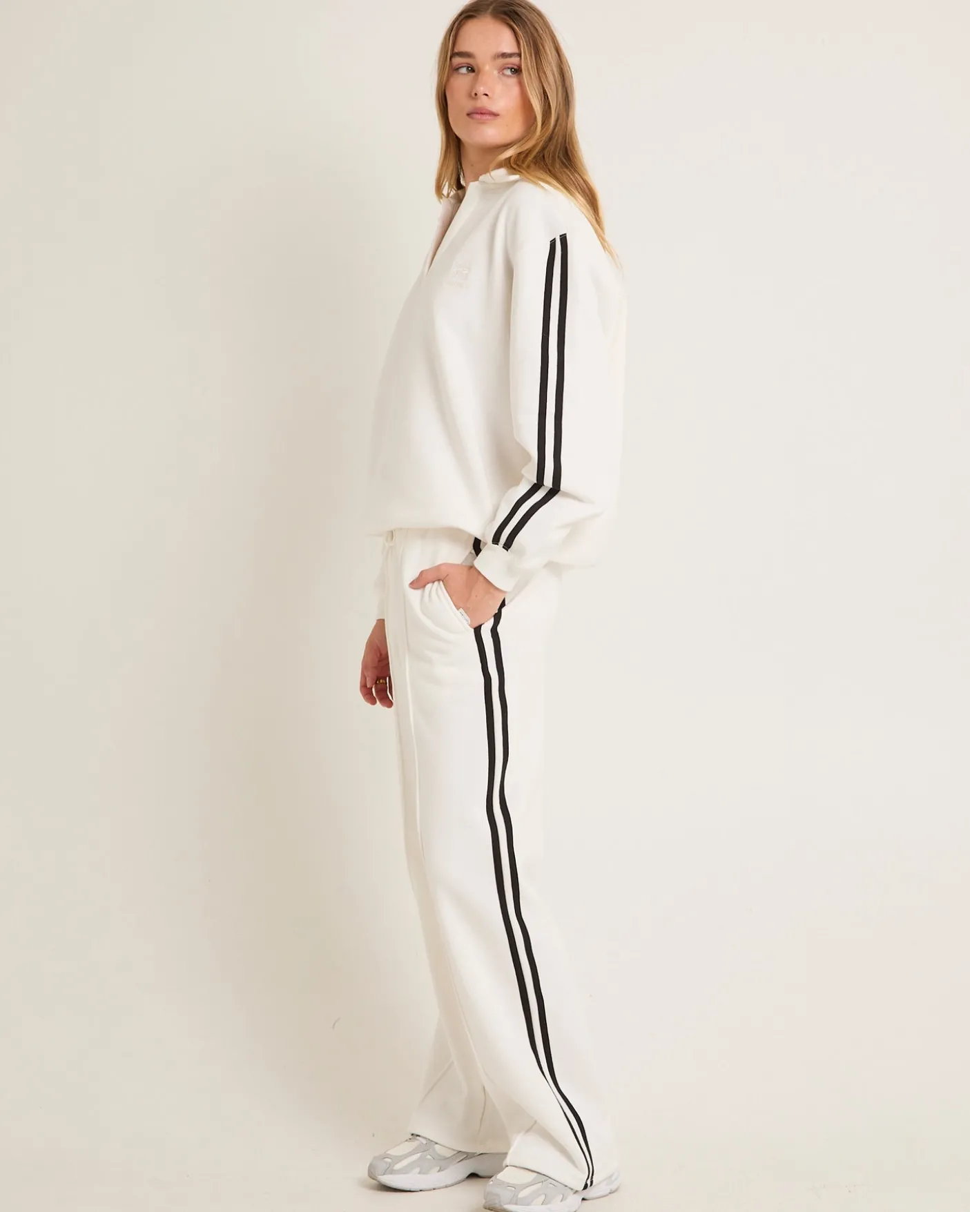 Sports Stripe Fleece