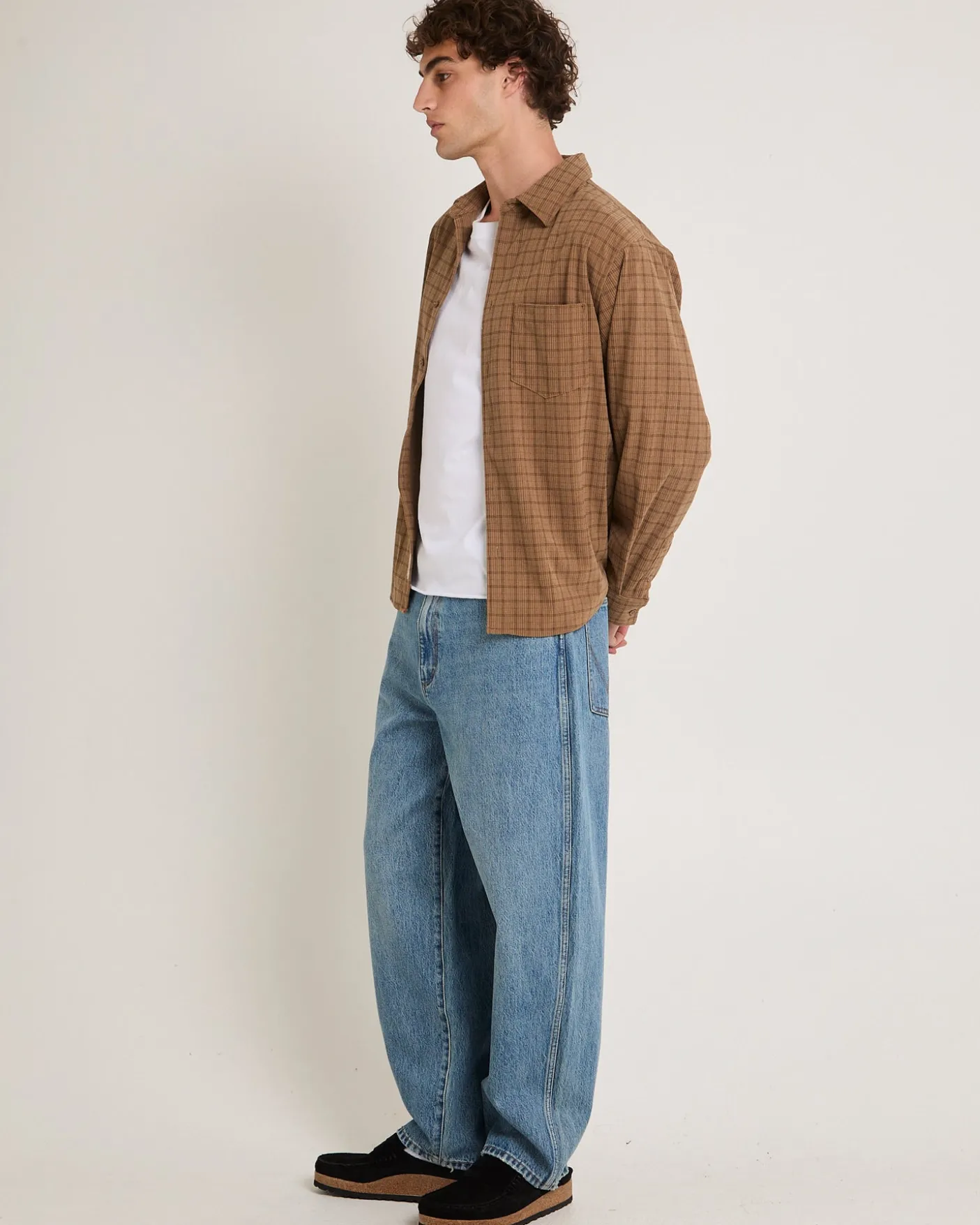 Steezy Relaxed Denim Jeans Used Indigo