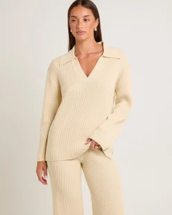 Stella Ribbed Knit Sweater