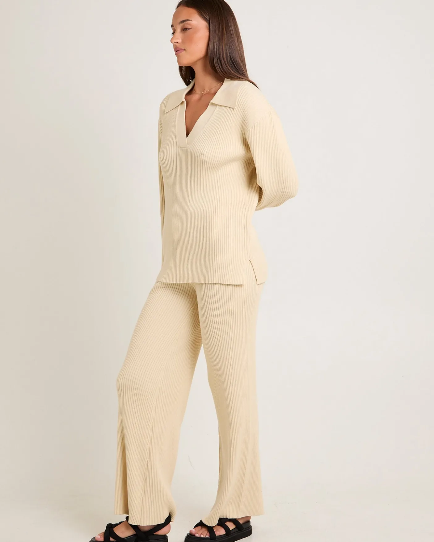 Stella Ribbed Knit Sweater