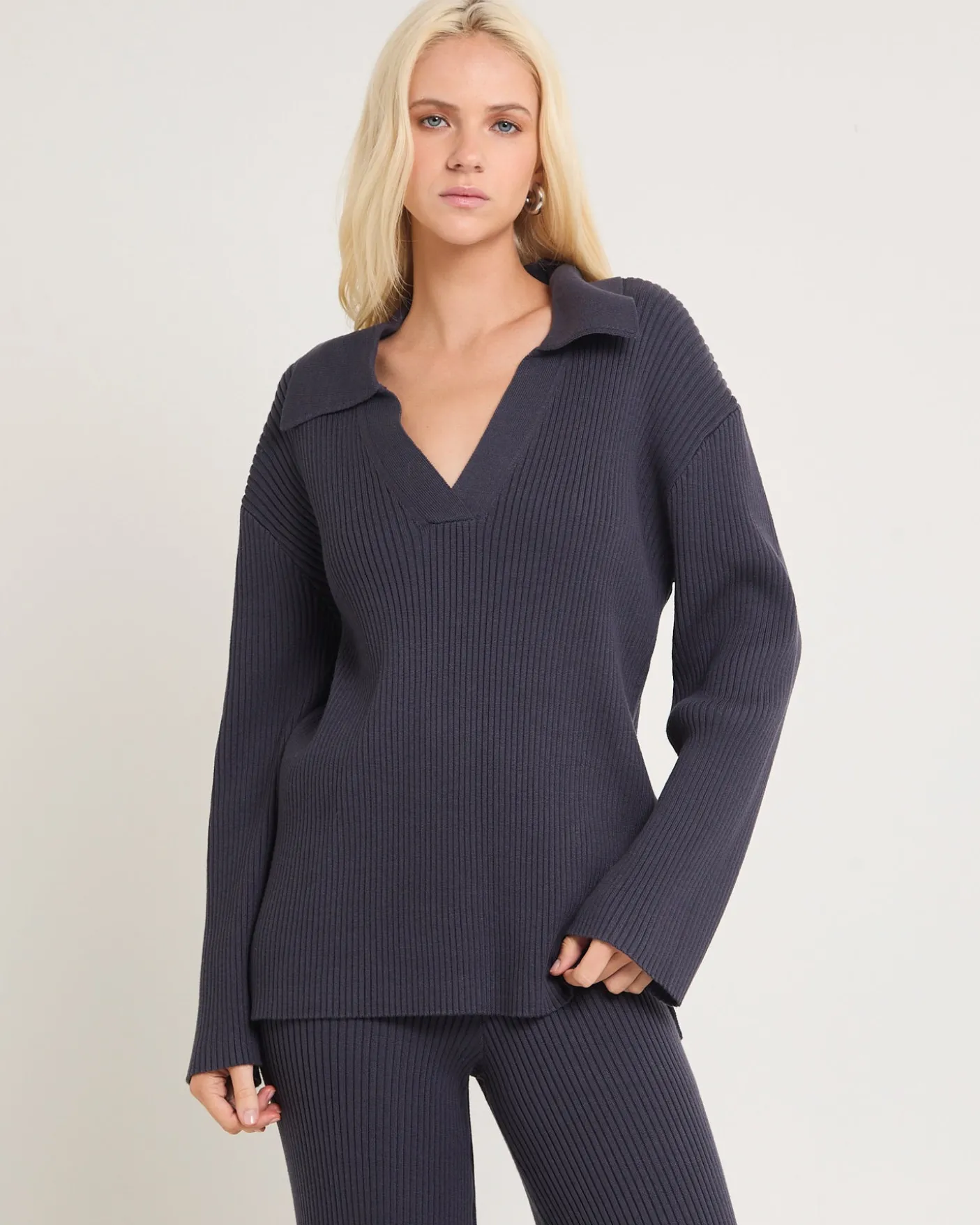Stella Ribbed Knit Sweater