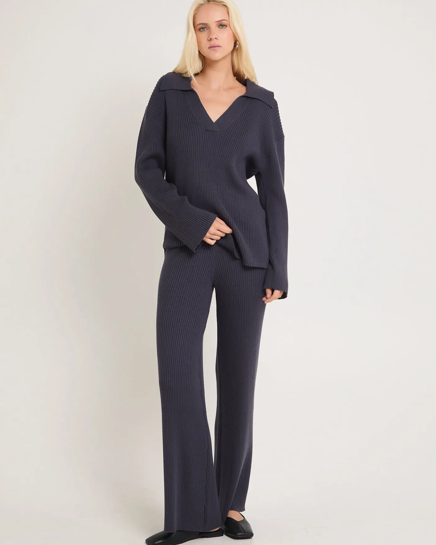 Stella Ribbed Knit Sweater