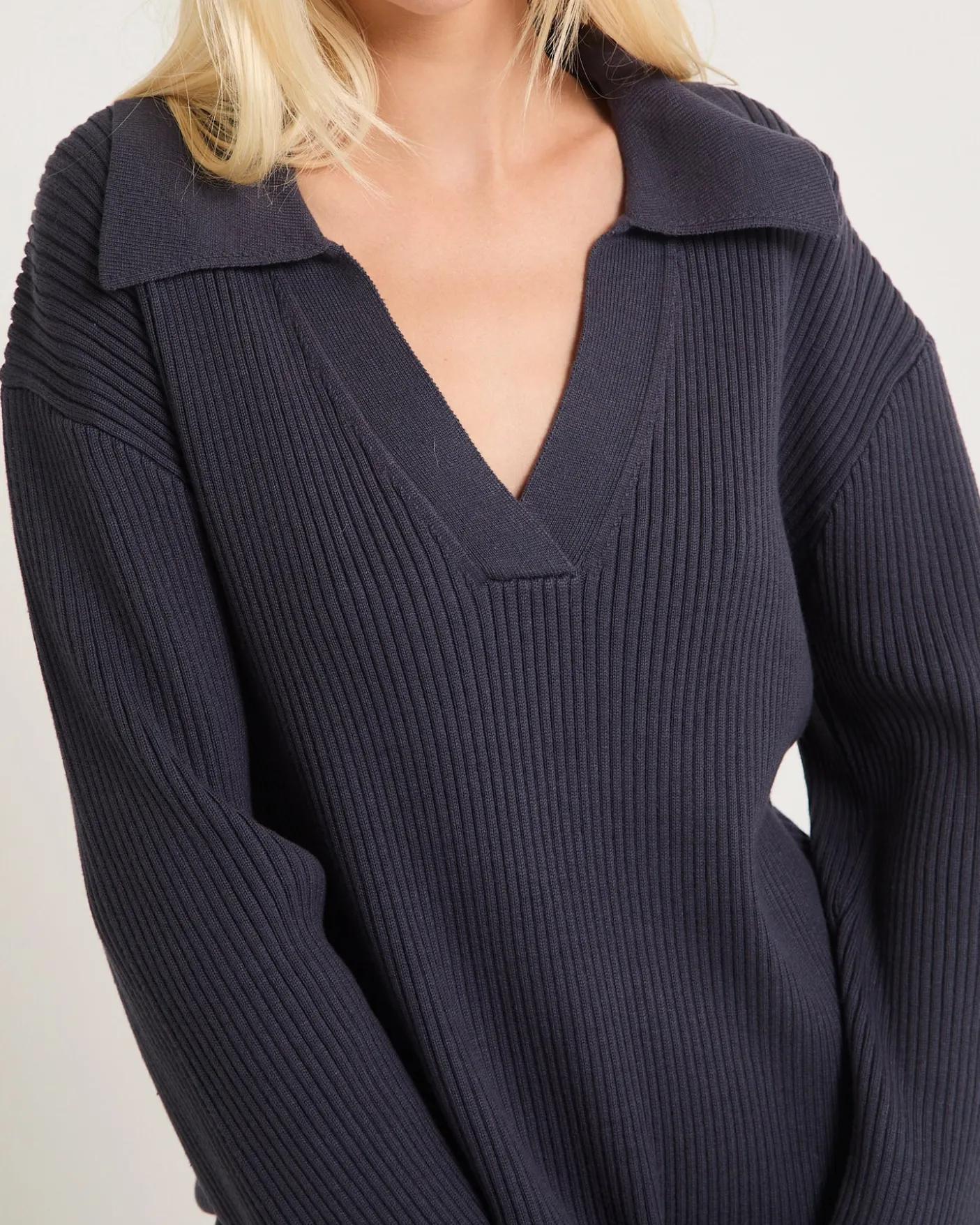 Stella Ribbed Knit Sweater