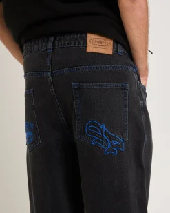 Sticker Wide Boy Denim Jeans