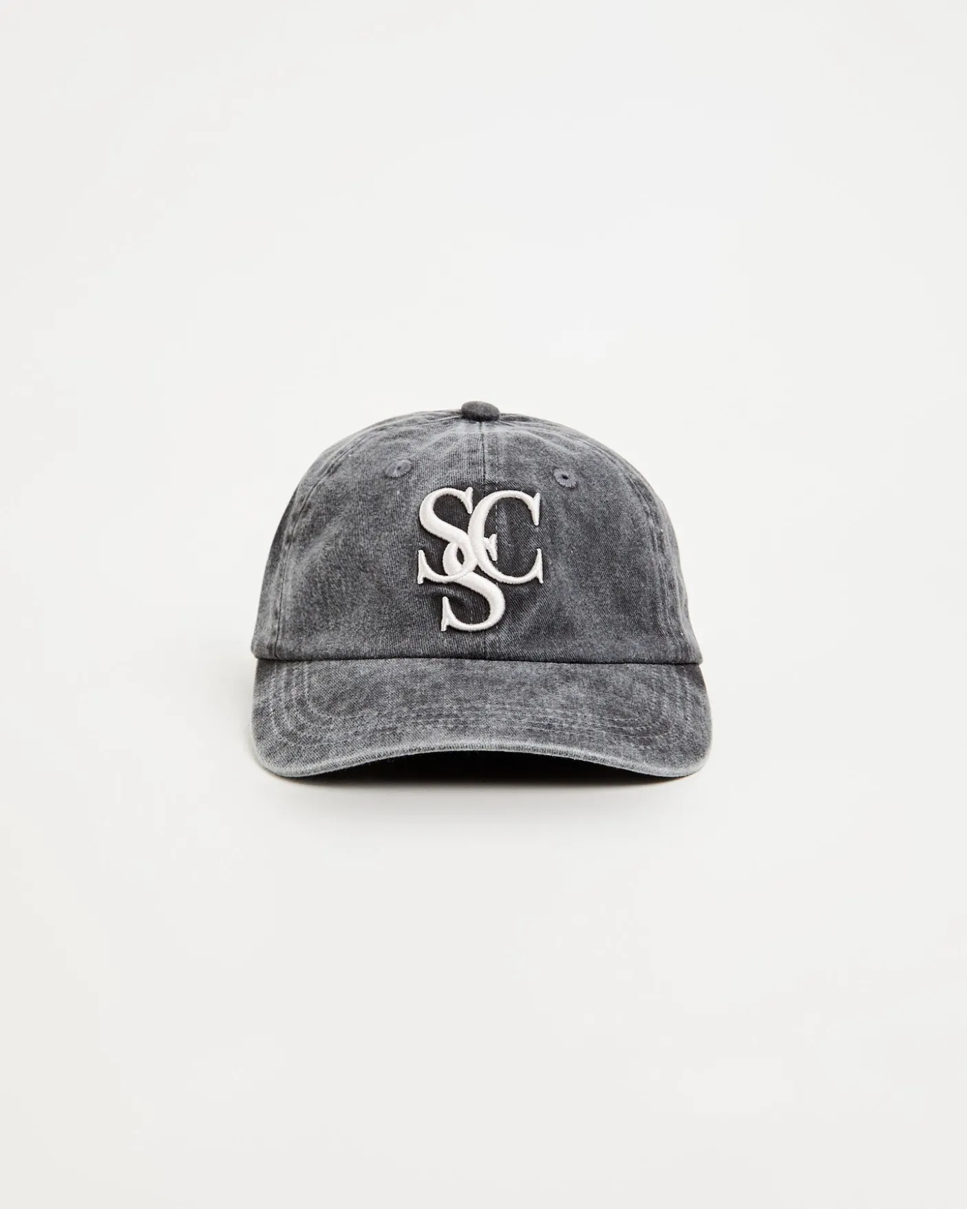 Stone Wash Baseball Cap in Washed Charcoal