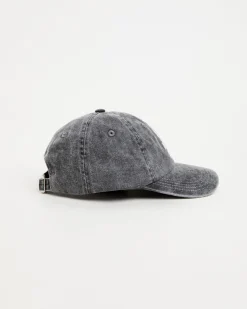 Stone Wash Baseball Cap in Washed Charcoal