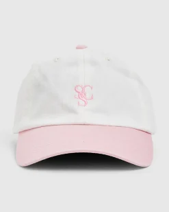 Stonewashed Contrast Cap Pink