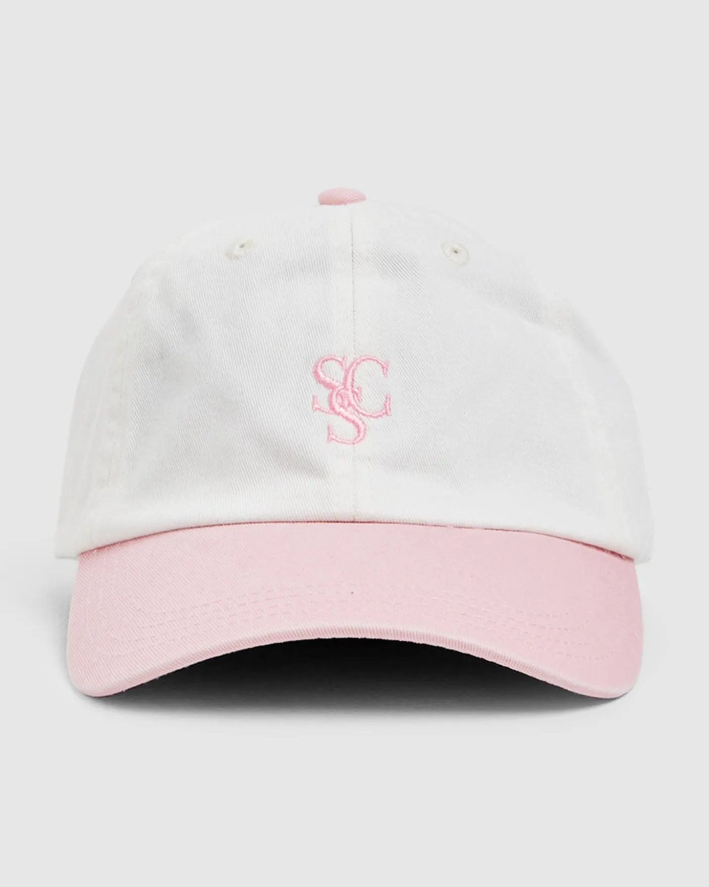 Stonewashed Contrast Cap Pink