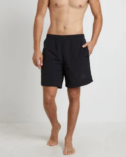 Stussy Big Stock Nylon Short in Black