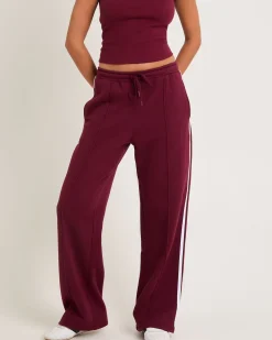Subtitled Baggy Track Pants