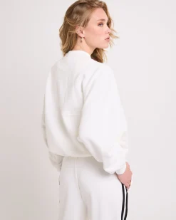 Subtitled Emblem Bomber Jacket