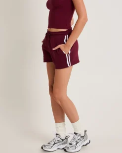 Subtitled Fleece Shorts