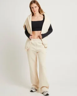 Subtitled Straight Leg Trackpants