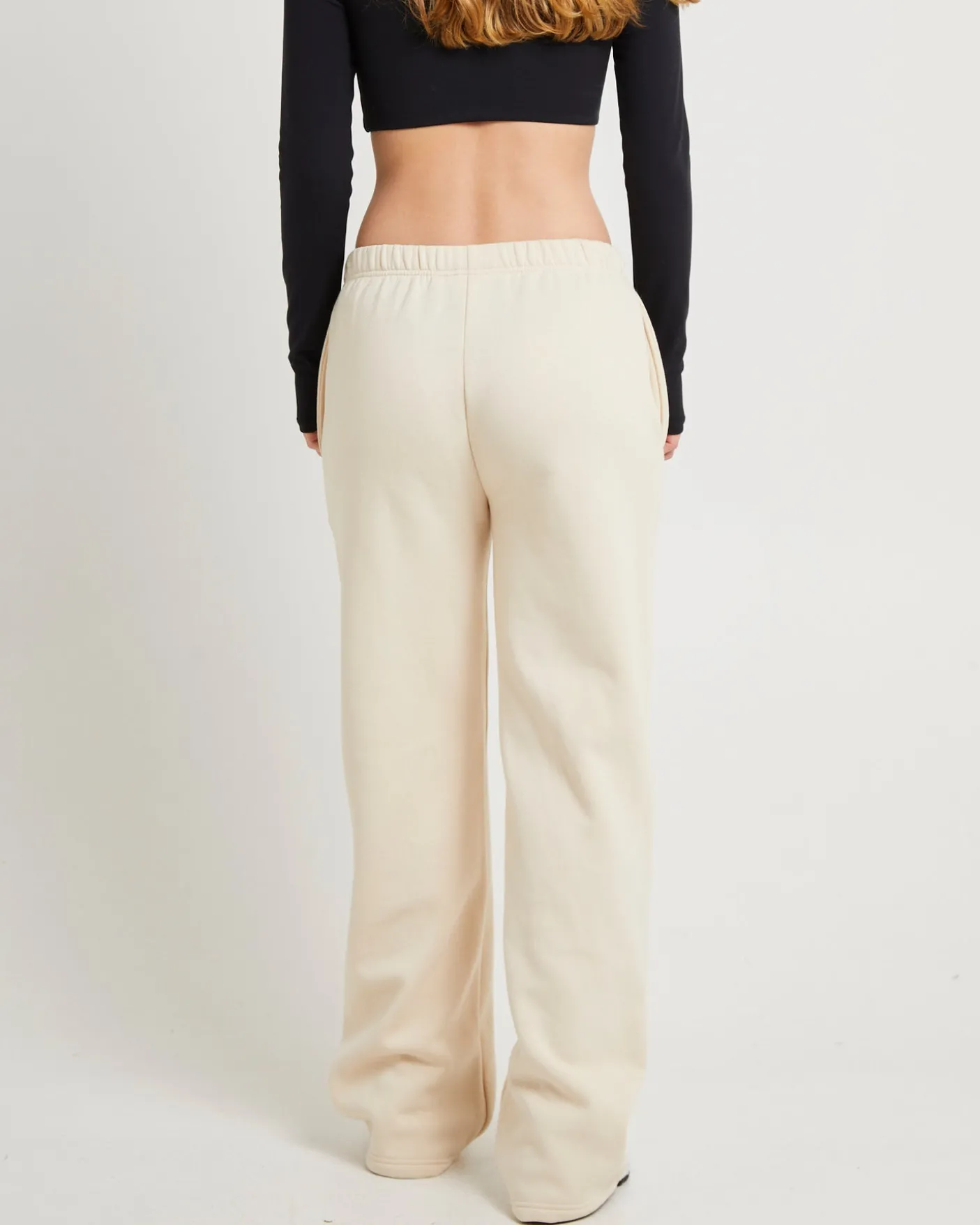 Subtitled Straight Leg Trackpants