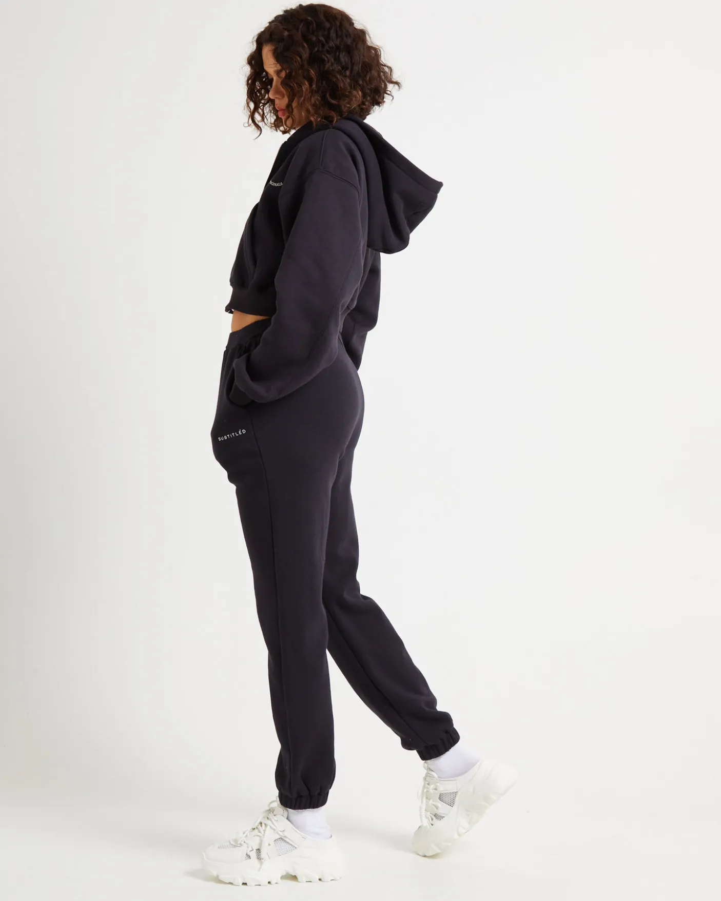 Subtitled Trackpants Almost Black