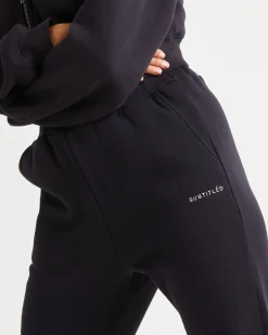 Subtitled Trackpants Almost Black