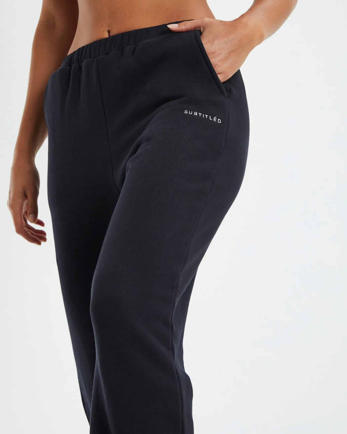 Subtitled Trackpants Almost Black
