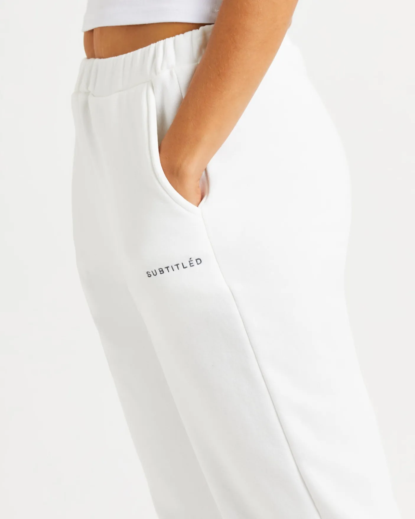 Subtitled Trackpants White