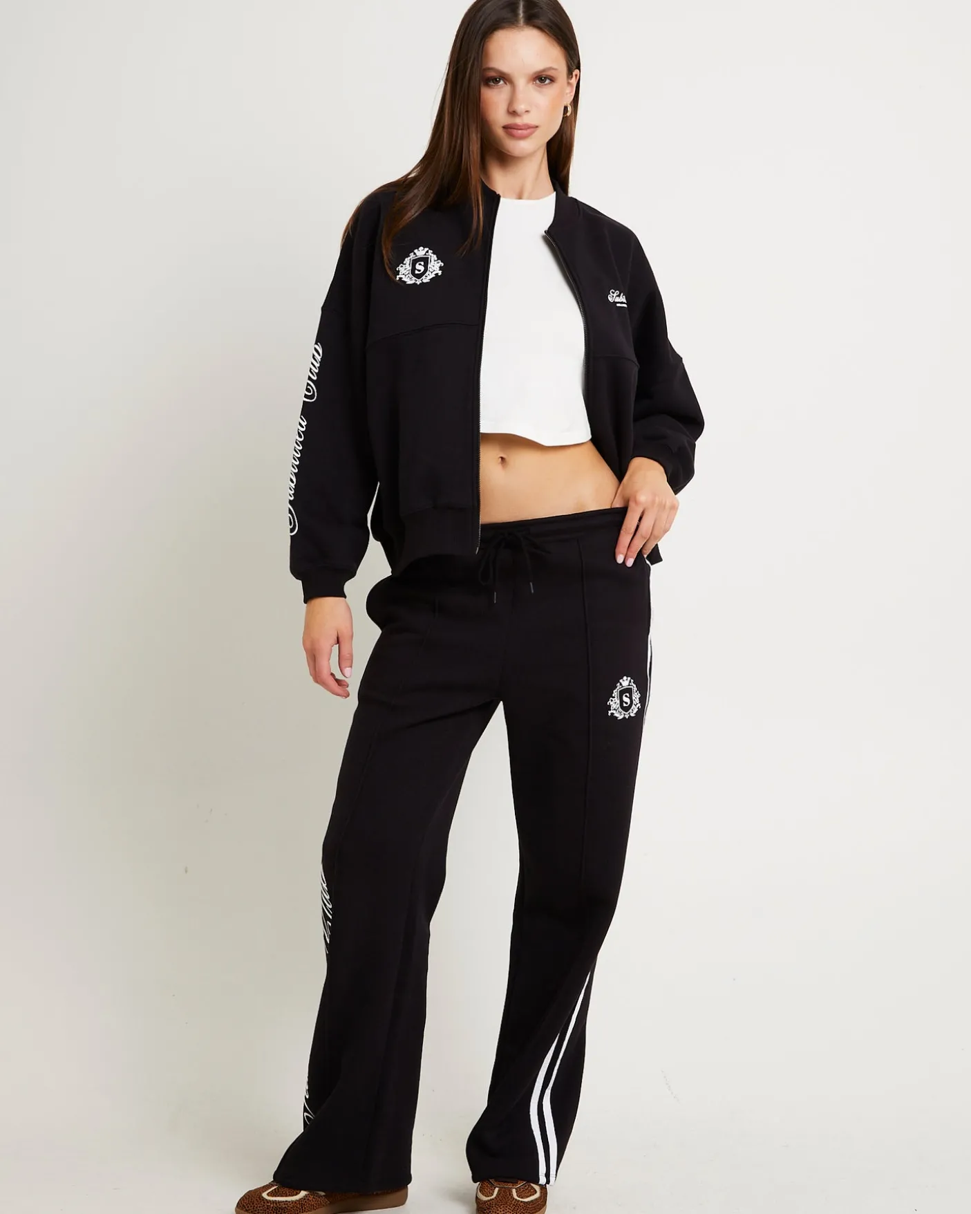 Subtitled Wellness Club Bomber Jacket