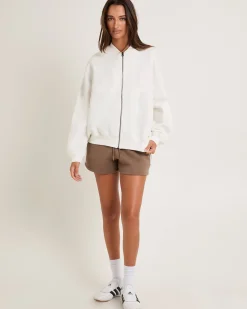 Subtitled Zip Bomber Jacket