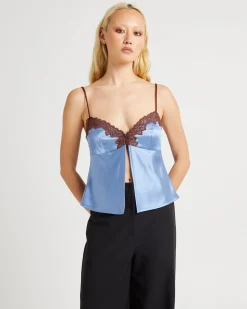 Suki Lace Chevron Cami