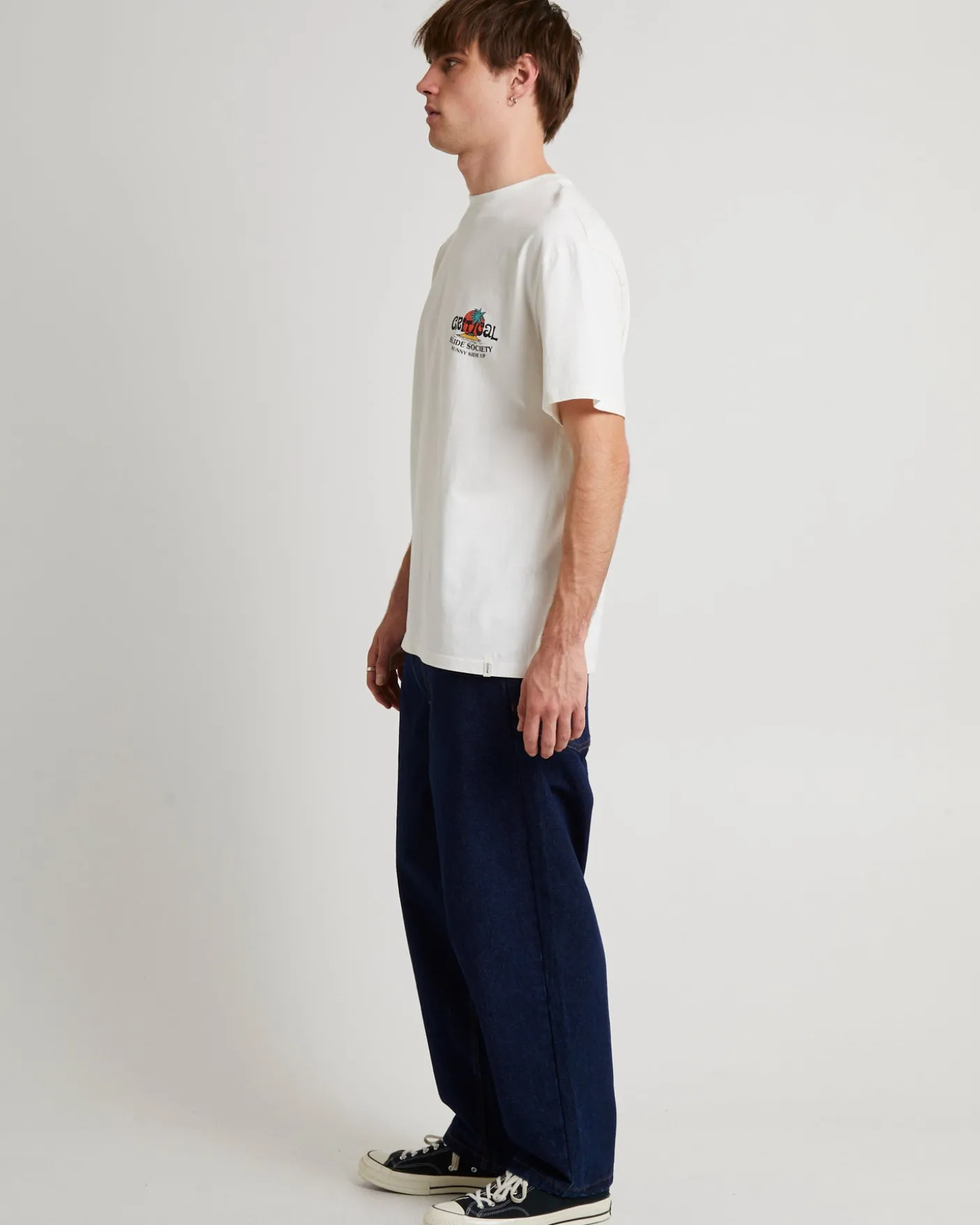 Sunnyside Short Sleeve T-Shirt Vintage White