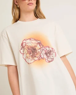 Sunrise Flower Oversized T-Shirt