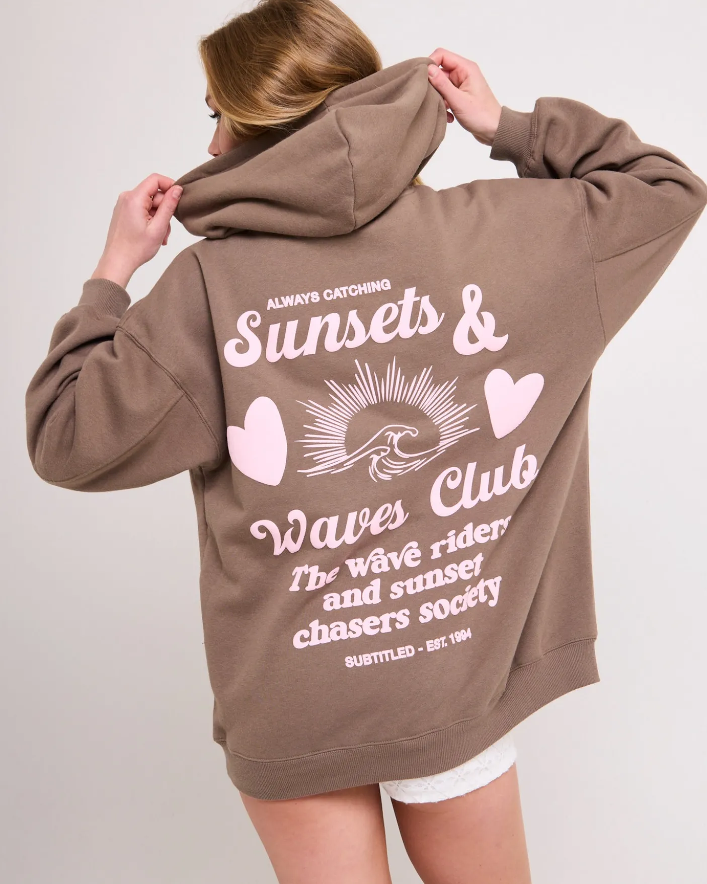 Sunset Club Oversized Hoodie