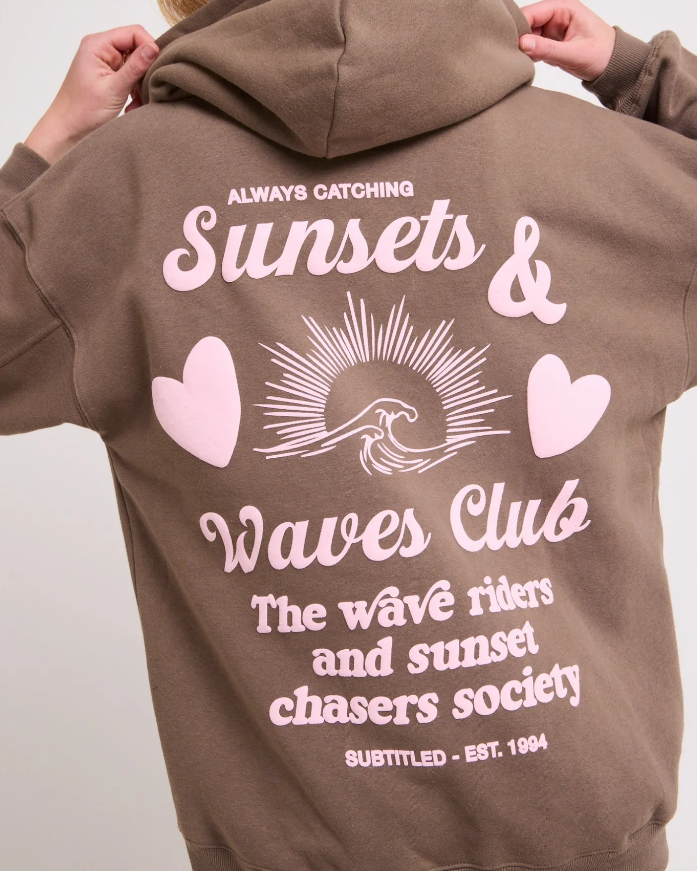 Sunset Club Oversized Hoodie