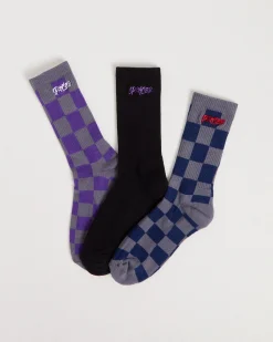 Tagger Check Socks 3 Pack