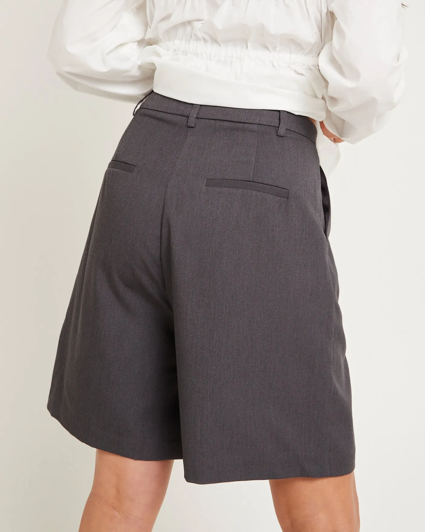 Tailored Long Line Shorts