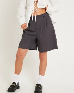 Tailored Long Line Shorts