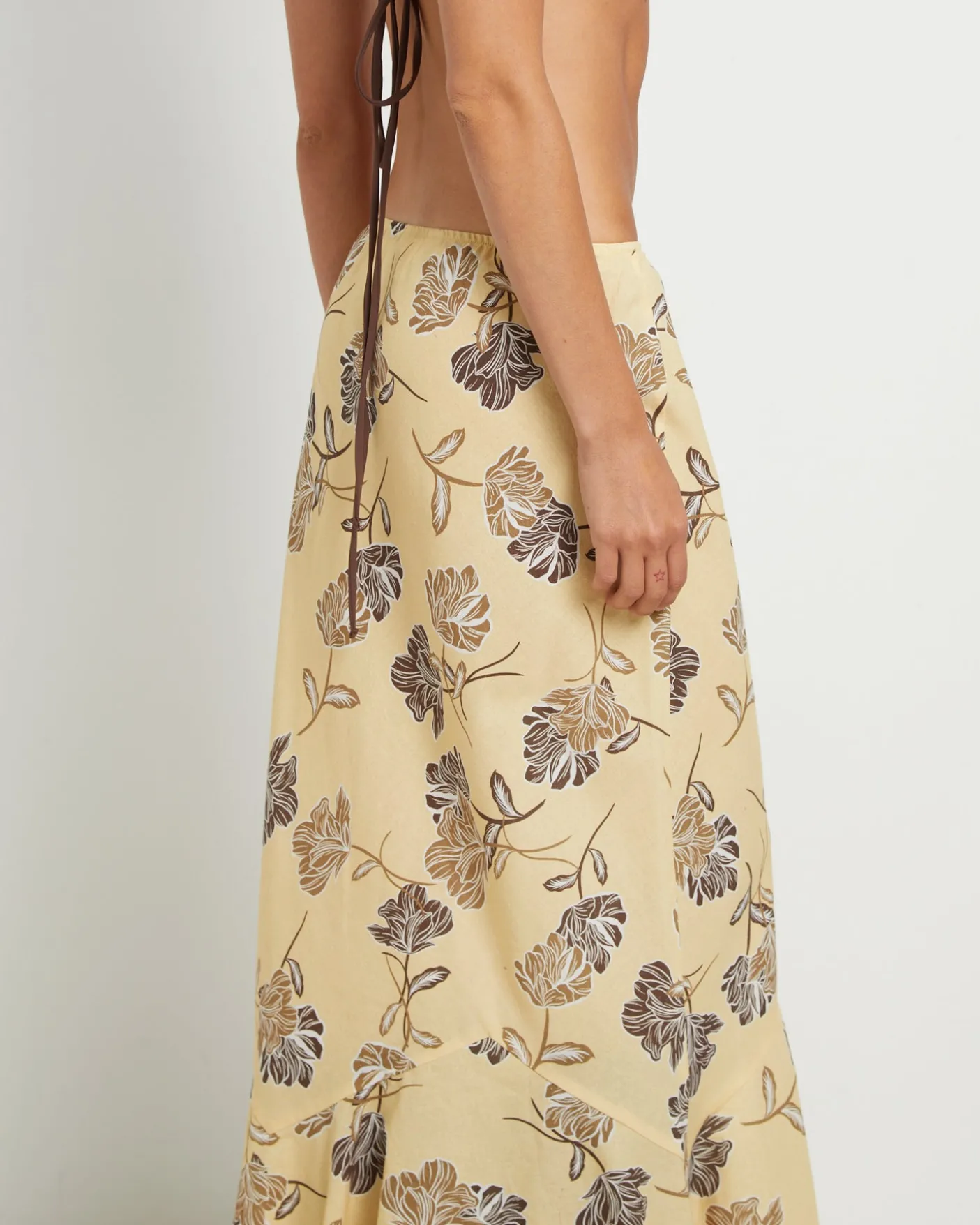 Tanisha Fishtail Maxi Skirt in Assorted