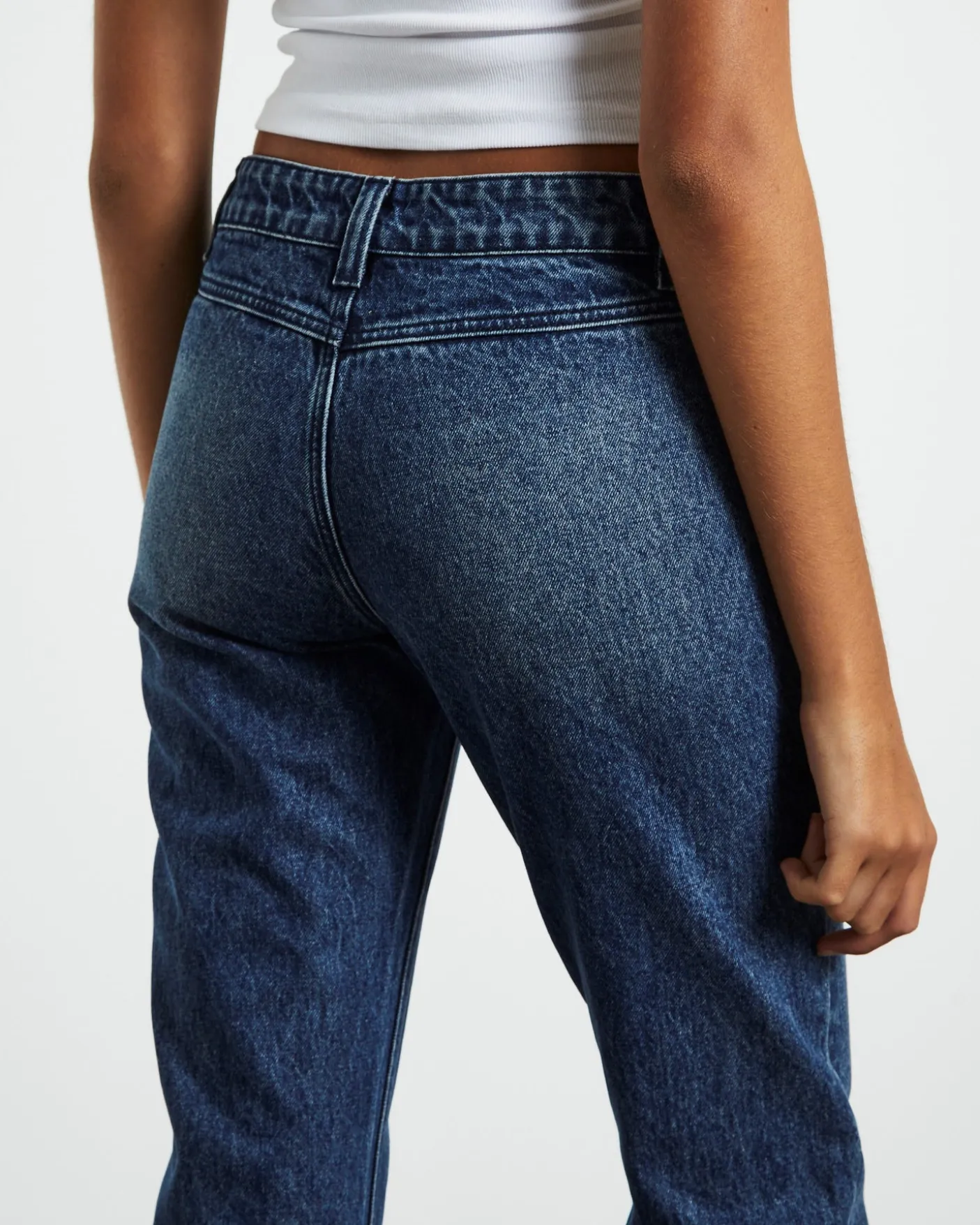 Tatiana Low Bootcut Jeans Vintage Tint Blue