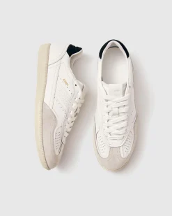 Tb.490 White Leather Sneakers