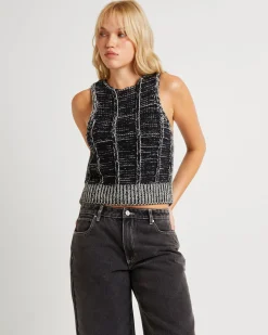 Textured Knit Tank Top
