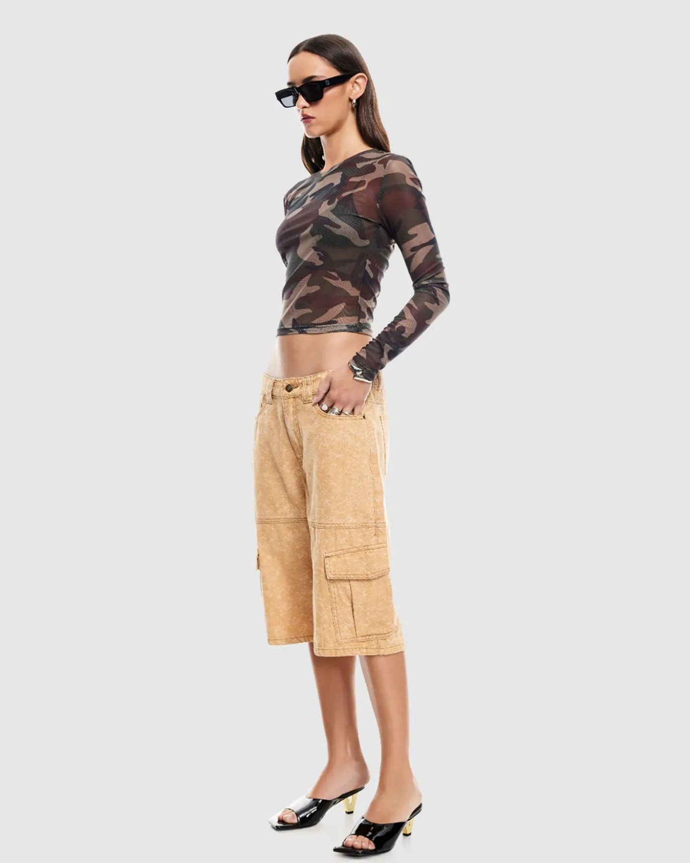 The Boulevard Mesh Top