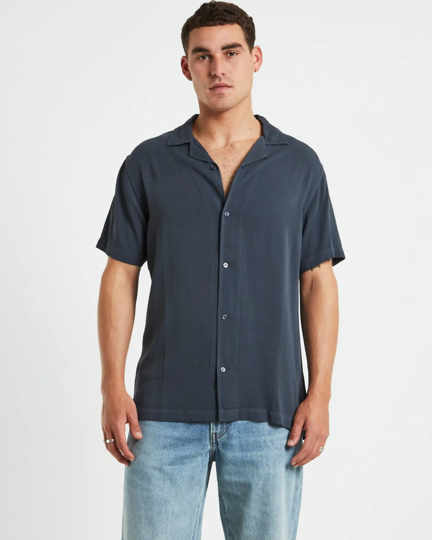The Reckoner Resort Short Sleeve Shirt Dusty Black