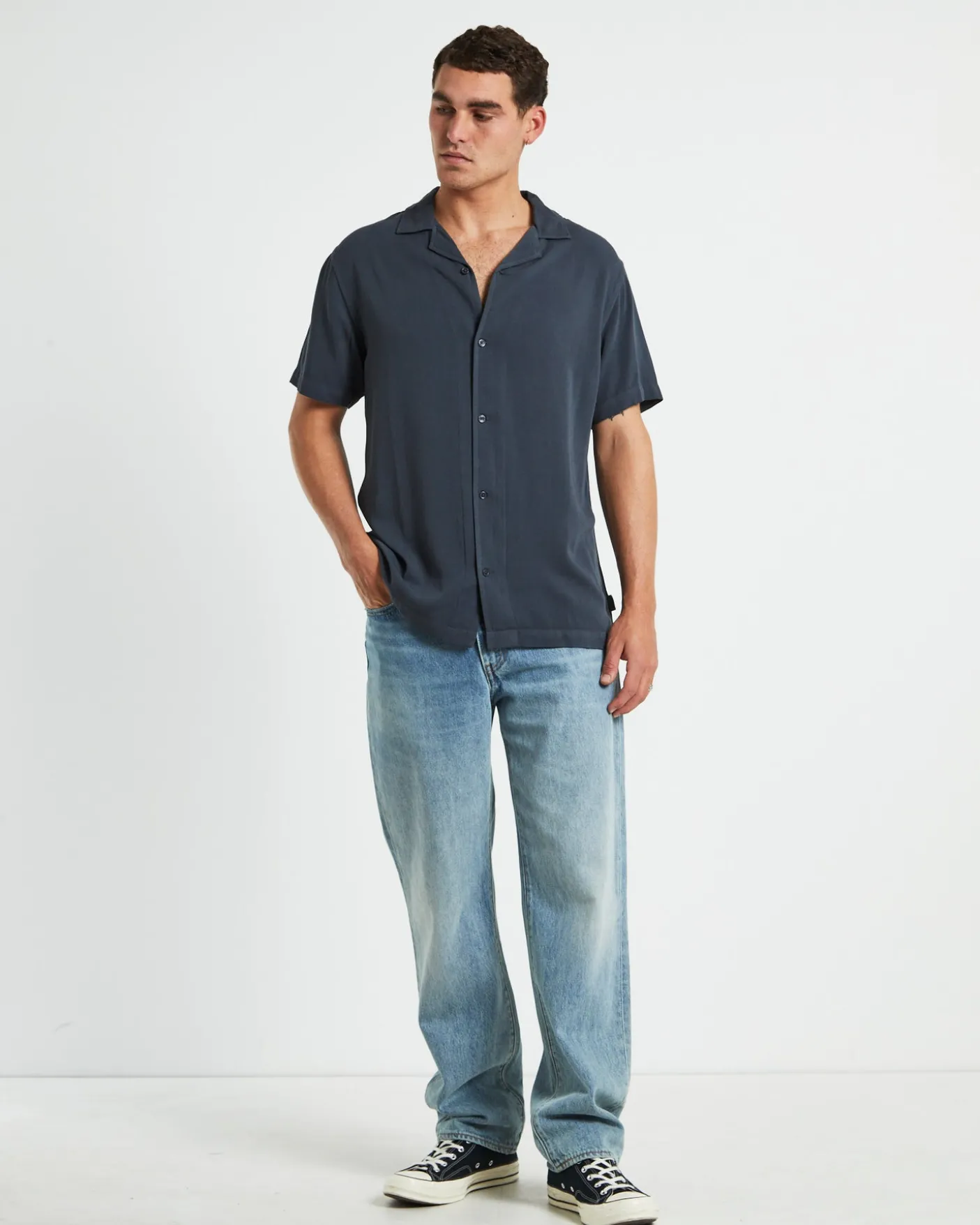 The Reckoner Resort Short Sleeve Shirt Dusty Black