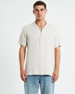 The Reckoner Short Sleeve Shirt Stone