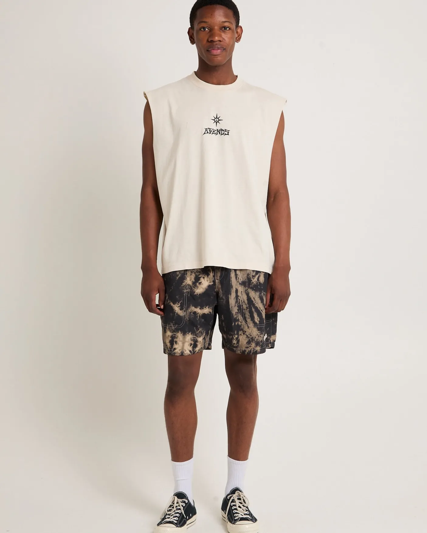Tie Die Baywatch Swim Shorts