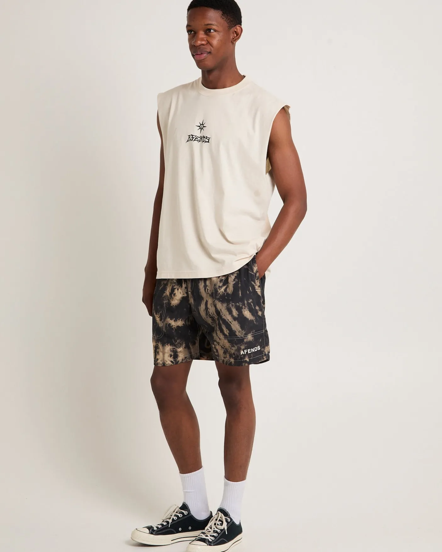 Tie Die Baywatch Swim Shorts