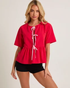 Tie Front Blouse